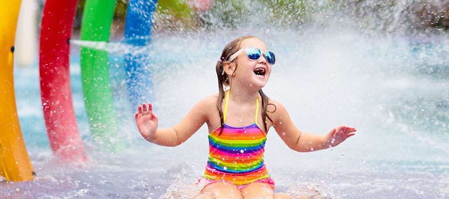 Vacances en camping avec parc aquatique