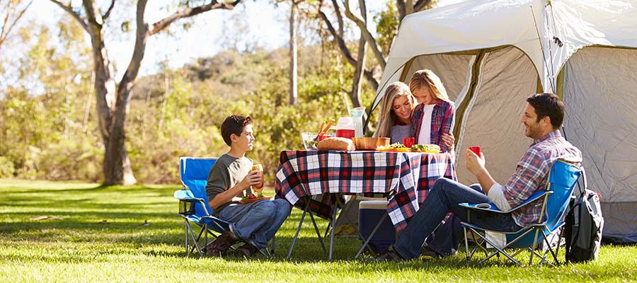 vacances en camping loin de la foule