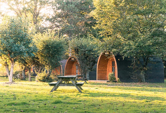 Hébergements insolites camping le jardin de sully